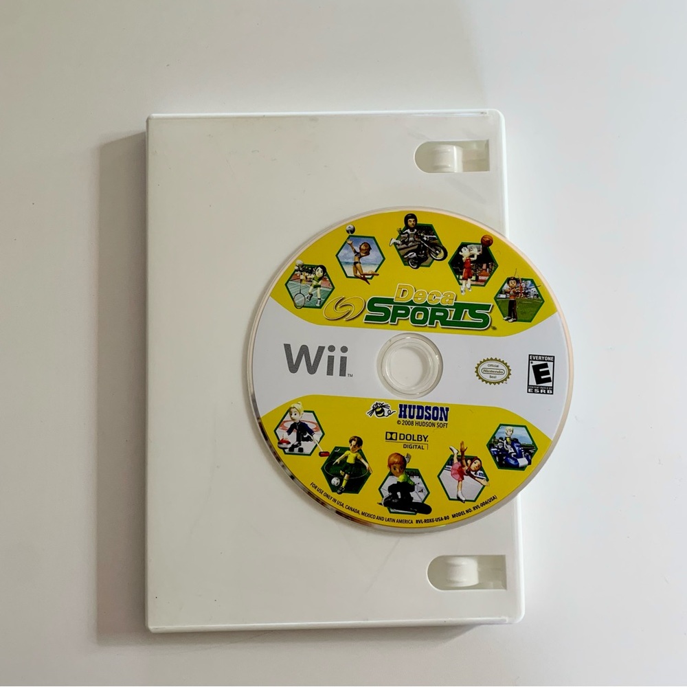 Deca Sports Nintendo Wii U ESRB E Tennis Volleyball Motor Basketball Archery